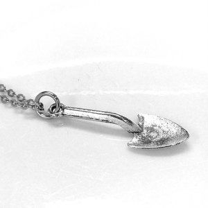 Miniature Shovel Charm Necklace